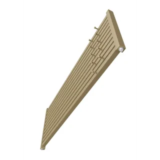 Grzejnik dekoracyjny RAFFINE z wieszakami