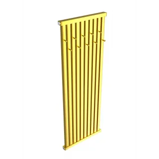 Grzejnik dekoracyjny pionowy Carlo z wieszakami 7-profili | Ldhiver.eu