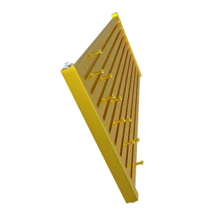 Grzejnik dekoracyjny pionowy Carlo z wieszakami 7-profili | Ldhiver.eu