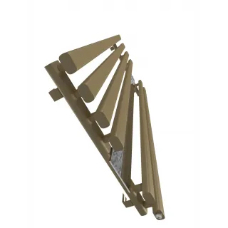 Grzejnik dekoracyjny z lustrem RUSTIQUE Mirror | LDhiver.eu