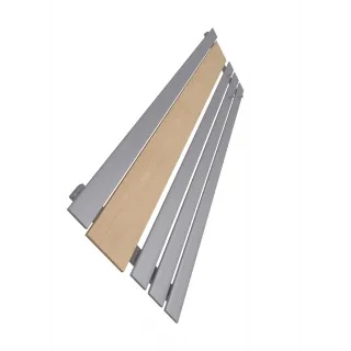 Grzejnik dekoracyjny Karma Wood z wieszakami | Ldhiver.eu