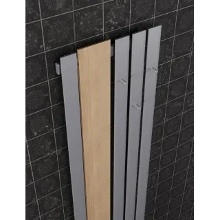 Grzejnik dekoracyjny Karma Wood z wieszakami | Ldhiver.eu