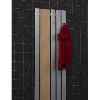 Grzejnik dekoracyjny Karma Wood z wieszakami | Ldhiver.eu