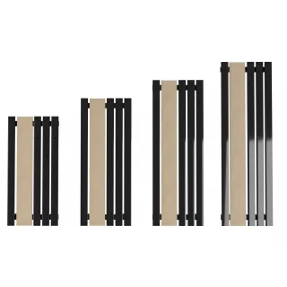 Grzejnik dekoracyjny Karma Wood z wieszakami | Ldhiver.eu