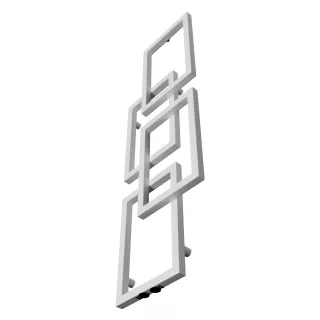 Grzejnik dekoracyjny pionowy Modulo prostokąty | LDhiver.eu