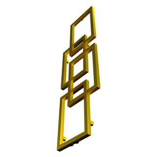 Grzejnik dekoracyjny pionowy Modulo prostokąty | LDhiver.eu