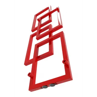 Grzejnik dekoracyjny pionowy Modulo prostokąty | LDhiver.eu