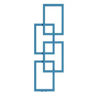 Grzejnik dekoracyjny pionowy Modulo prostokąty | LDhiver.eu