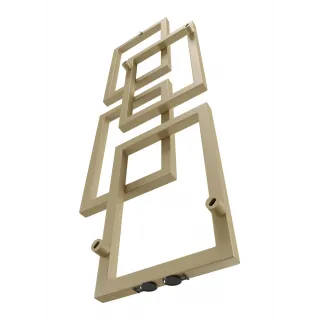 Grzejnik dekoracyjny pionowy Modulo prostokąty | LDhiver.eu