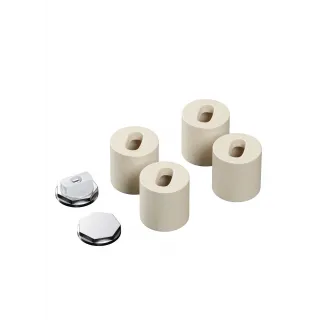 Uchwyty montażowe do grzejników + zaślepka + odpowietrzni | LDhiver.eu