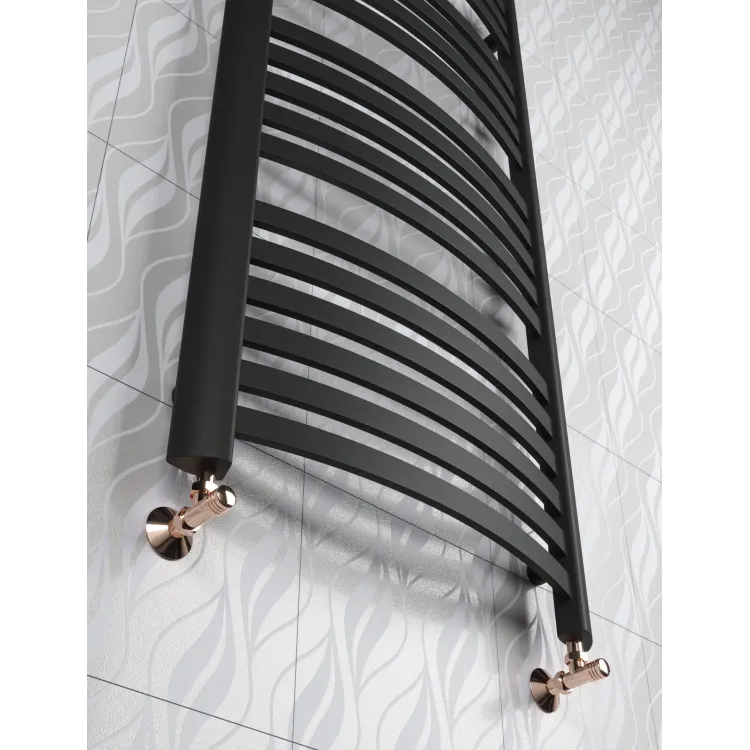 Grzejnik łazienkowy HARMONIE czarny mat LDhiver.eu A