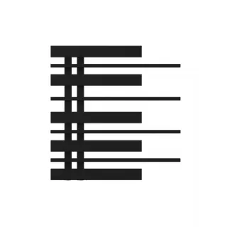 Grzejnik dekoracyjny Piano Lewy