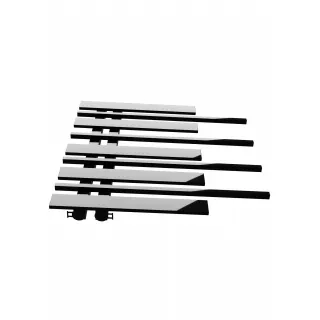 Grzejnik dekoracyjny Pianini 5-profili Lewy