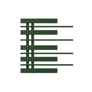 Grzejnik dekoracyjny Pianini 5-profili Lewy