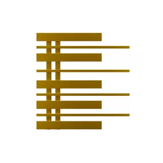 Grzejnik dekoracyjny Pianini 5-profili Lewy