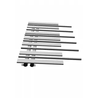 Grzejnik dekoracyjny Pianini 7-profili Lewy