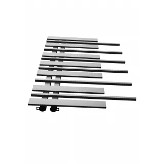 Grzejnik dekoracyjny Pianini 7-profili Lewy