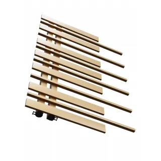 Grzejnik dekoracyjny Pianini 7-profili Lewy