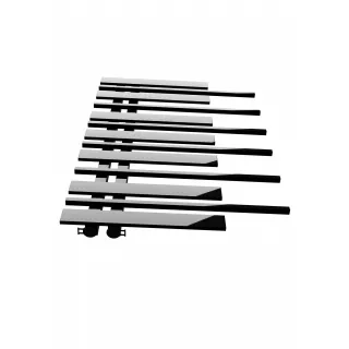 Grzejnik dekoracyjny Pianini 7-profili Lewy