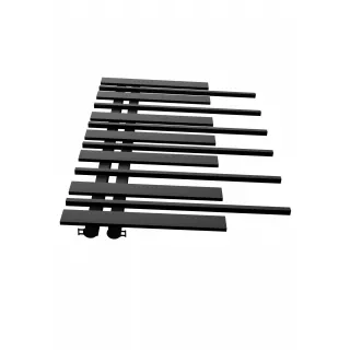 Grzejnik dekoracyjny Pianini 7-profili Lewy