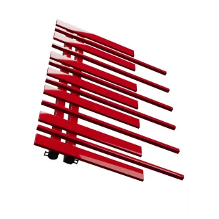 Grzejnik dekoracyjny Pianini 7-profili Lewy