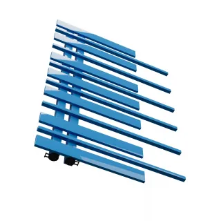 Grzejnik dekoracyjny Pianini 7-profili Lewy