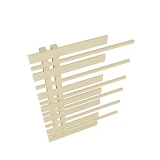 Grzejnik dekoracyjny Pianini 7-profili Lewy