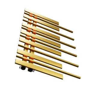 Grzejnik dekoracyjny Pianini 7-profili Lewy