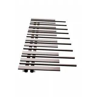 Grzejnik dekoracyjny Pianini 10-profili Lewy