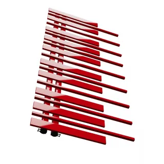 Grzejnik dekoracyjny Pianini 10-profili Lewy