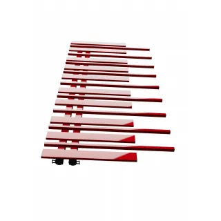 Grzejnik dekoracyjny Pianini 10-profili Lewy