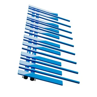 Grzejnik dekoracyjny Pianini 10-profili Lewy