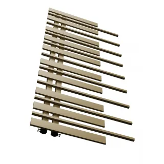 Grzejnik dekoracyjny Pianini 10-profili Lewy