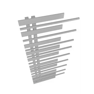 Grzejnik dekoracyjny Pianini 10-profili Lewy