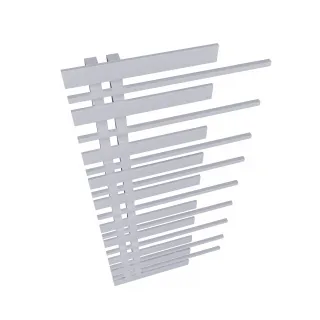 Grzejnik dekoracyjny Pianini 10-profili Lewy