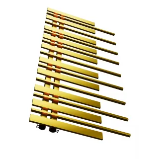 Grzejnik dekoracyjny Pianini 10-profili Lewy