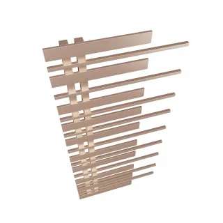 Grzejnik dekoracyjny Pianini 10-profili Lewy