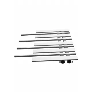 Grzejnik dekoracyjny Pianini 5-profili Prawy