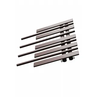 Grzejnik dekoracyjny Pianini 5-profili Prawy