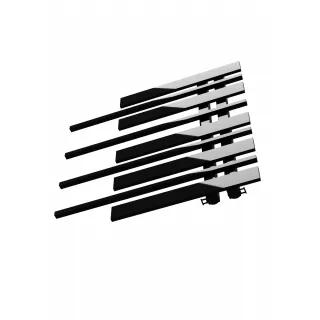 Grzejnik dekoracyjny Pianini 5-profili Prawy