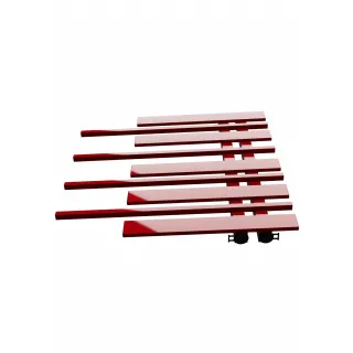 Grzejnik dekoracyjny Pianini 5-profili Prawy