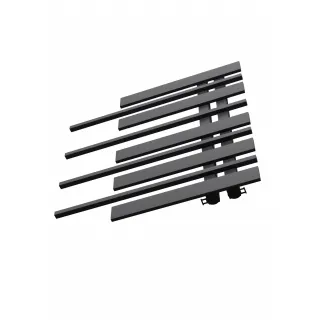 Grzejnik dekoracyjny Pianini 5-profili Prawy