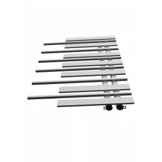 Grzejnik dekoracyjny Pianini 7-profili Prawy