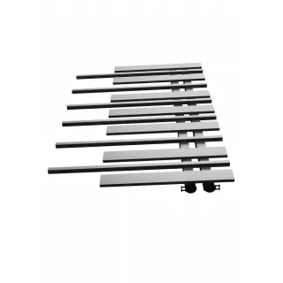 Grzejnik dekoracyjny Pianini 7-profili Prawy