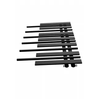 Grzejnik dekoracyjny Pianini 7-profili Prawy