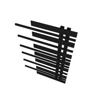 Grzejnik dekoracyjny Pianini 7-profili Prawy