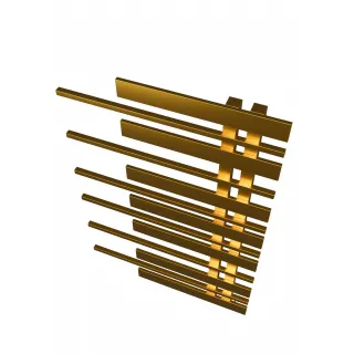 Grzejnik dekoracyjny Pianini 7-profili Prawy