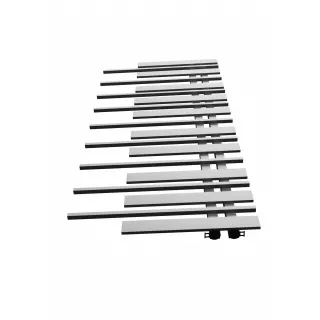 Grzejnik dekoracyjny Pianini 10-profili Prawy