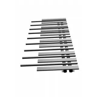 Grzejnik dekoracyjny Pianini 10-profili Prawy