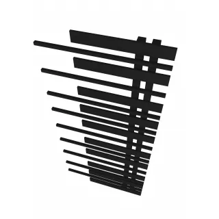 Grzejnik dekoracyjny Pianini 10-profili Prawy